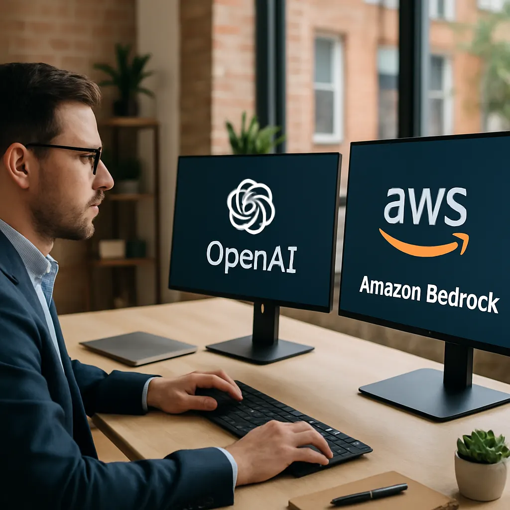 OpenAI Modelle über Amazon Bedrock im sicheren AWS Setup, mit Bedrock Inference-Engine und IAM Schutz