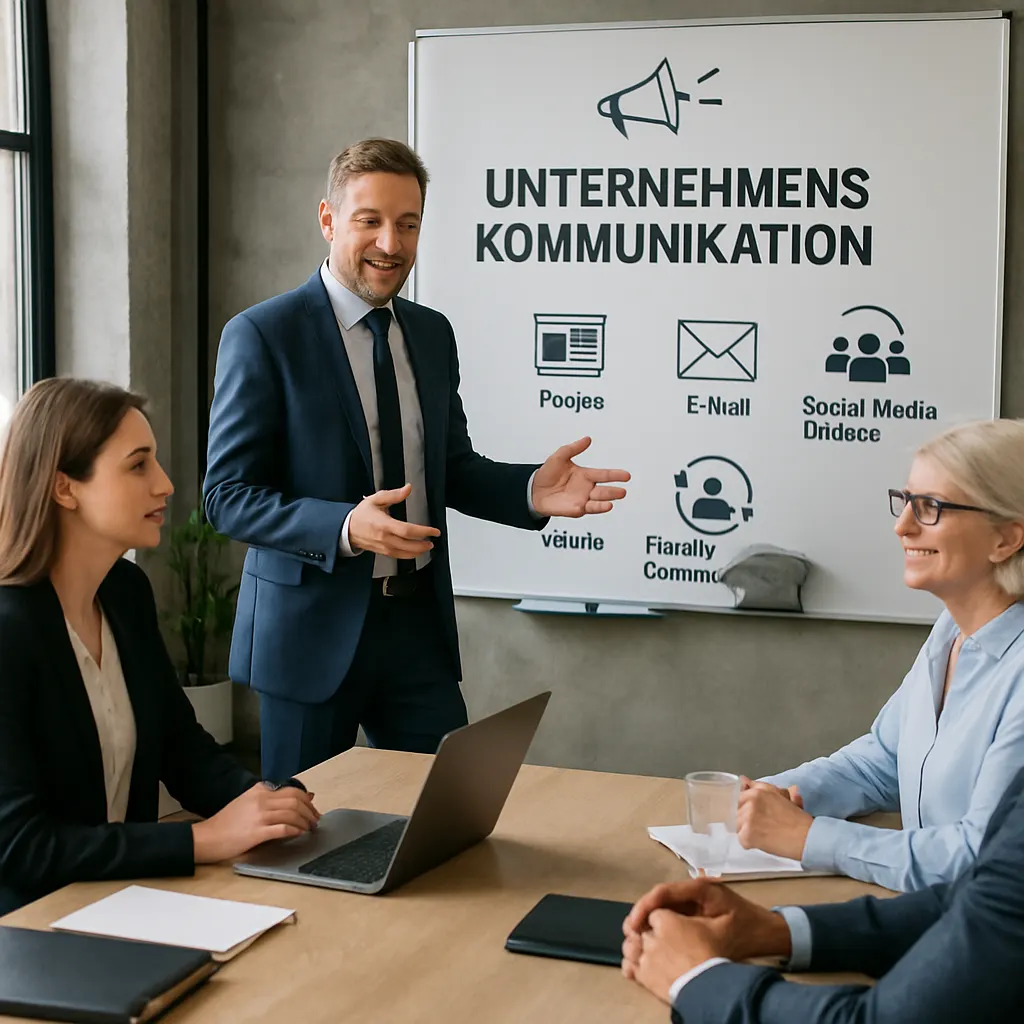 Unternehmenskommunikation im Team erklärt: Strategieboard und Kalender unterstützen Unternehmenskommunikation