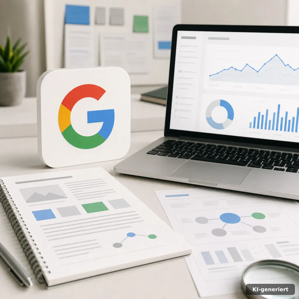 Google Spam Update: Strategieboard für SEO-Risiko-Check mit farbigen Bereichen und Fokuszonen