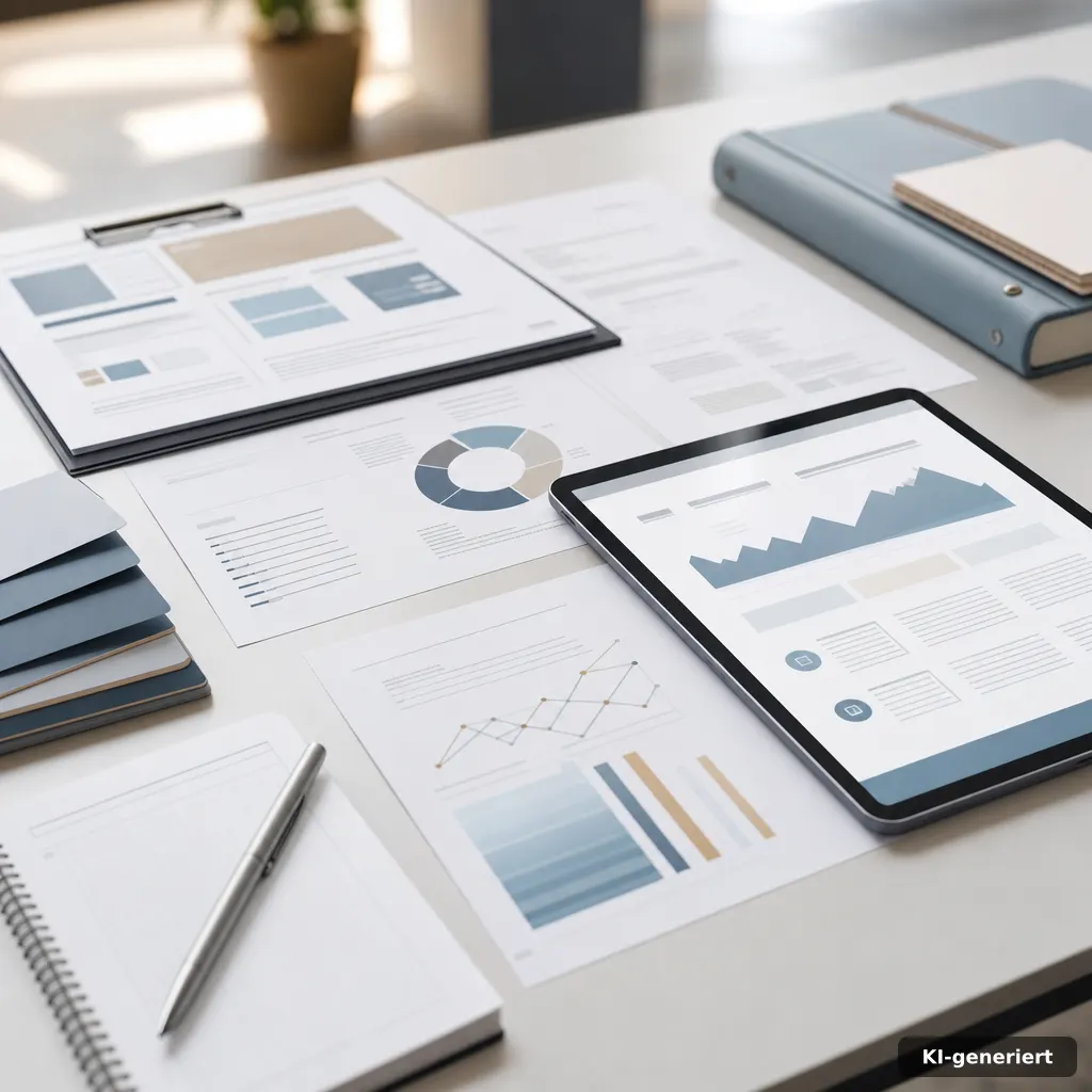 Storytelling Copywriting erklärt: Strategie-Board mit Story-Kurve für Storytelling Copywriting im B2B-Marketing