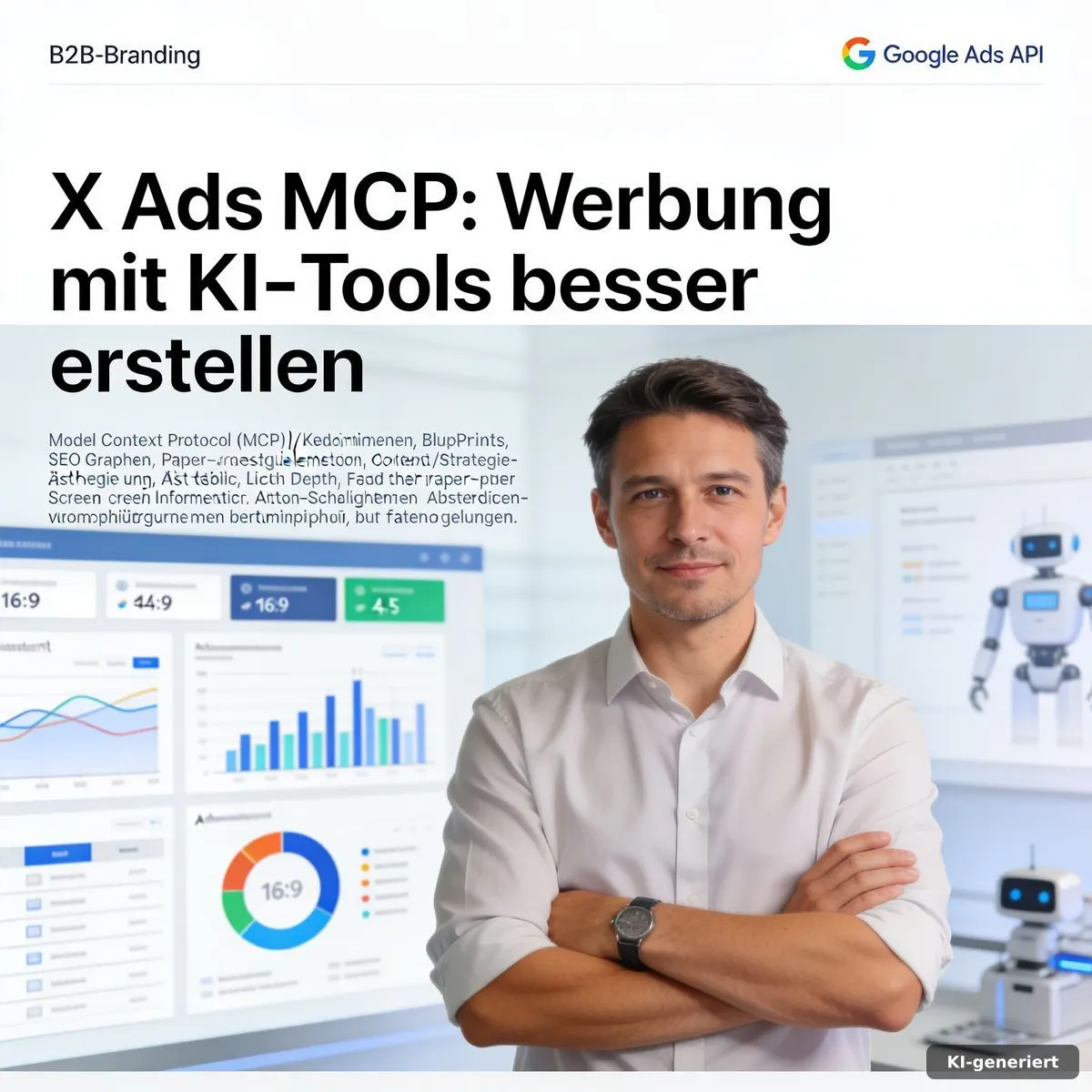 X Ads MCP verbindet Kampagnendaten mit KI-Tools auf einem modernen B2B-Arbeitsplatz